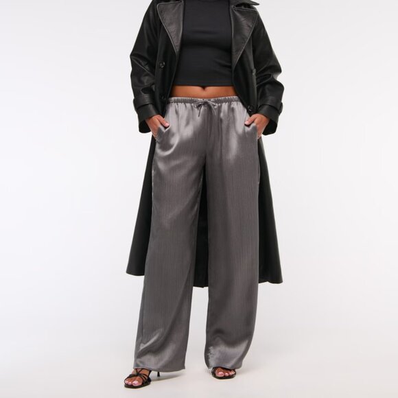 Abercrombie & Fitch Gray Wide Leg Pants - Picture 9 of 9